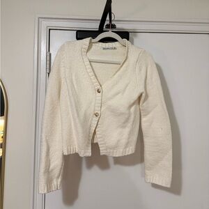 Abercrombie & Fitch Off-White Women's Cardigan